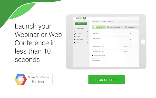 screenshot of Business Hangouts